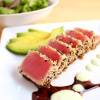 Ahi Tuna Salad with Soy Ginger Reduction & Wasabi Aioli