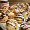 Cream Puffs with Chocolate Pastry Cream